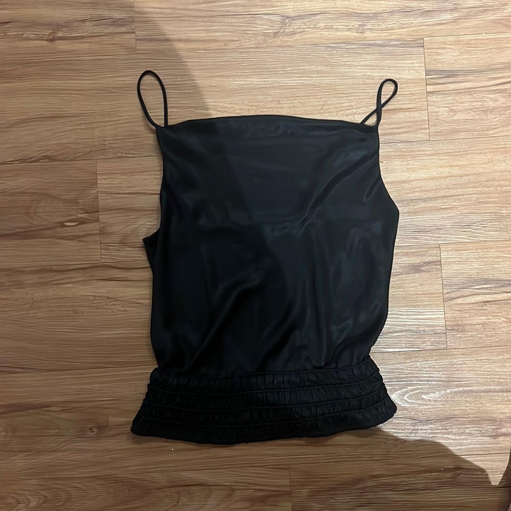 Black tank top